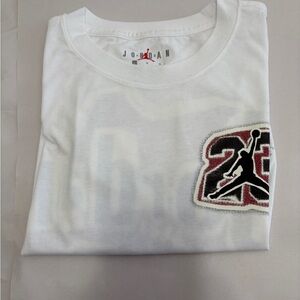 Jordan White and Black Boy Tee